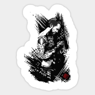 cmpunk art Sticker